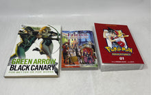 Load image into Gallery viewer, Set Of 3 Pcs Assorted Multicolor Various Characters Graphic Novels Books
