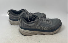 Load image into Gallery viewer, Hoka One One Mens Bondi 7 Gray Low Top Lace-Up Running Shoes Size 10.5
