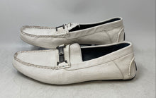 Load image into Gallery viewer, Calvin Klein Mens Morrie 34F9122 White Moc Toe Slip-On Loafer Shoes Size 10

