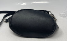 Load image into Gallery viewer, Zara Womens Black Faux Leather Chain Shoulder Strap Bucket &amp; Drawstring Bag
