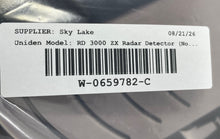 Load image into Gallery viewer, Uniden RD 3000 ZX Band Radar Detector Boxed Mount Cords Complete Set Not Tested
