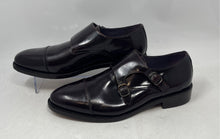 Load image into Gallery viewer, Samuel Windsor Mens Black Leather Double Monk Strap Dress Shoes Size 6.5
