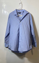 Load image into Gallery viewer, Tommy Hilfiger Mens Sky Blue Slim Fit Collared Long Sleeve Dress Shirt Size L/G
