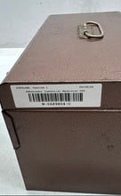Load image into Gallery viewer, Vintage Ambassador Brown Metal Industrial Machinist Film Reel Storage Box
