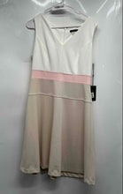 Load image into Gallery viewer, Tommy Hilfiger Womens Beige Pink Sleeveless Back-Zip A-Line Dress Size 12 w/ Tag
