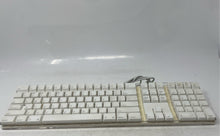 Load image into Gallery viewer, Apple Model A1048 White Standard Wired Full-Size Layout Slim Keyboard Not Tested
