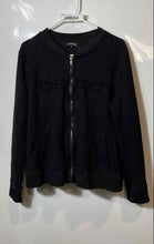 Load image into Gallery viewer, Bebe Sport Womens Black Long Sleeve Front Full-Zip Bomber Jacket Size XL
