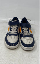 Load image into Gallery viewer, Nike Kids Court Borough Low Recraft White Blue Yellow Sneaker Shoes Size 13C
