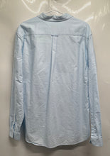 Load image into Gallery viewer, Lacoste Mens Light Blue Cotton Long Sleeve Regular Fit Button-Up Shirt Size L
