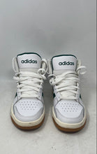 Load image into Gallery viewer, Adidas Mens Entrap Mid EG4308 White Green Leather Basketball Shoes Size 6.5

