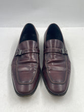 Load image into Gallery viewer, Authentic Salvatore Ferragamo Mens Brown Leather Loafers Shoes Size 10D Damaged
