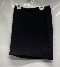 Load image into Gallery viewer, Express Womens Black Flat Front Regular Fit Back Zipper Short Mini Skirt Size 4
