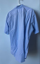 Load image into Gallery viewer, Lacoste Mens Light Blue Short Sleeve Regular Fit Collared Dress Shirt Size 45
