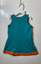 Load image into Gallery viewer, NFL Girls Green Orange Miami Dolphins Football Sports Cheerleader Dress Size 2T
