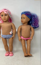 Load image into Gallery viewer, Lot Of 2 Pieces Assorted Our Generation By Battat Multicolor Play Dolls
