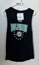 Load image into Gallery viewer, Gameday Couture Womens Black Miami Dolphins Tank Top Size Small With Tag
