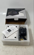 Load image into Gallery viewer, White Black 1080p Mini LED Projector With Box And Accessories Not Tested
