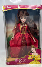 Load image into Gallery viewer, Disney Princess Belle Beauty And The Beast Red Dress Porcelain Keepsake Doll
