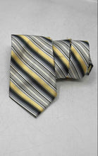 Load image into Gallery viewer, Pierre Cardin Mens Multicolor Striped Print Extra Long Adjustable Pointed Tie
