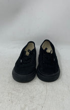 Load image into Gallery viewer, Vans Kids Authentic 721356 Black Lace-Up Low Top Round Toe Sneaker Shoes Size 8
