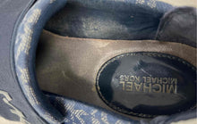 Load image into Gallery viewer, Michael Kors Womens Blue White Round Toe Slip-On Sneaker Shoes Size 5M
