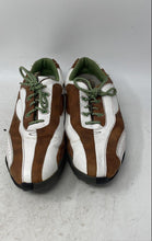 Load image into Gallery viewer, FootJoy Womens 97114 White Brown LoPro Collection Golf Spikes Shoes Size 9M
