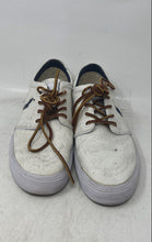 Load image into Gallery viewer, Polo Ralph Lauren Mens Faxon Low White Brown Lace-Up Sneaker Shoes Size 7.5D
