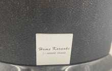 Load image into Gallery viewer, Home Karaoke Black Portable 2.1 Karaoke Speaker 2 Pieces Untested
