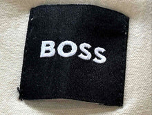 Load image into Gallery viewer, Hugo Boss Mens Beige Short Sleeve Collared Mercerised Button-Up Shirt Size M
