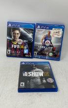 Load image into Gallery viewer, Lot Of 3 Pcs Assorted PlayStation 4 Mixed Variety Sports Video Games Not Tested
