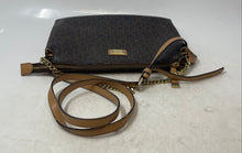 Load image into Gallery viewer, Calvin Klein Womens Brown Signature Print Leather Adjustable Strap Crossbody Bag
