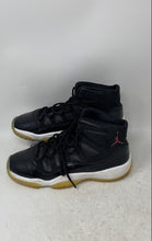 Load image into Gallery viewer, Nike Boys Air Jordan 11 Retro Black Leather Lace-Up Sneaker Shoes Size 7Y
