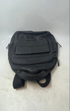 Load image into Gallery viewer, Fossil Unisex Black Leather Inner Pocket Adjustable Shoulder Strap Backpack

