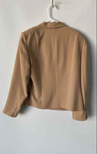 Load image into Gallery viewer, Rafaella Womens Brown Long Sleeve Notch Lapel Three-Button Blazer Jacket Sz 14P
