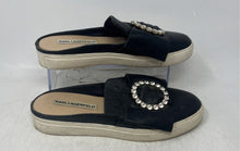Load image into Gallery viewer, Karl Lagerfeld Womens Black Round Toe Slip-On Mule Sandals Size 9M
