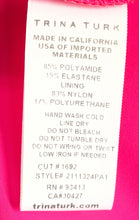 Load image into Gallery viewer, Trina Turk Womens Pink Sleeveless Crew Neck Ruffle A-Line Dress Size 4
