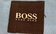 Load image into Gallery viewer, Hugo Boss Mens Gray Striped Cotton Long Sleeve Collared Button-Up Shirt Size M
