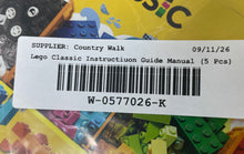 Load image into Gallery viewer, Lot Of 5 Pcs Assorted Lego Classic Booklets Instruction Manuals Guides

