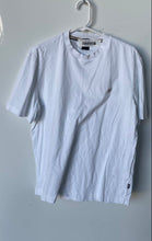 Load image into Gallery viewer, Boss Mens White Short Sleeve Crew Neck Stretch Pullover T-Shirt Size M
