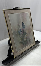 Load image into Gallery viewer, Wildflowers Butterflies And Daisies Picture Frame Lithograph Art Print
