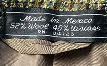 Load image into Gallery viewer, Marco Carelli Mens Brown Houndstooth Wool Blend Sport Coat Blazer Suit Size 40R
