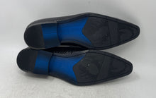 Load image into Gallery viewer, Daochen Mens Black Leather Almond Toe Slip-On Tassel Loafer Shoes Size EUR 44
