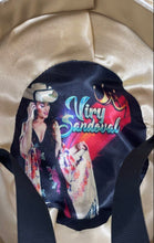 Load image into Gallery viewer, Tierra Caliente Viry Sandoval Womens Beige Straw Wide Brim Tassel Cowboy Hat
