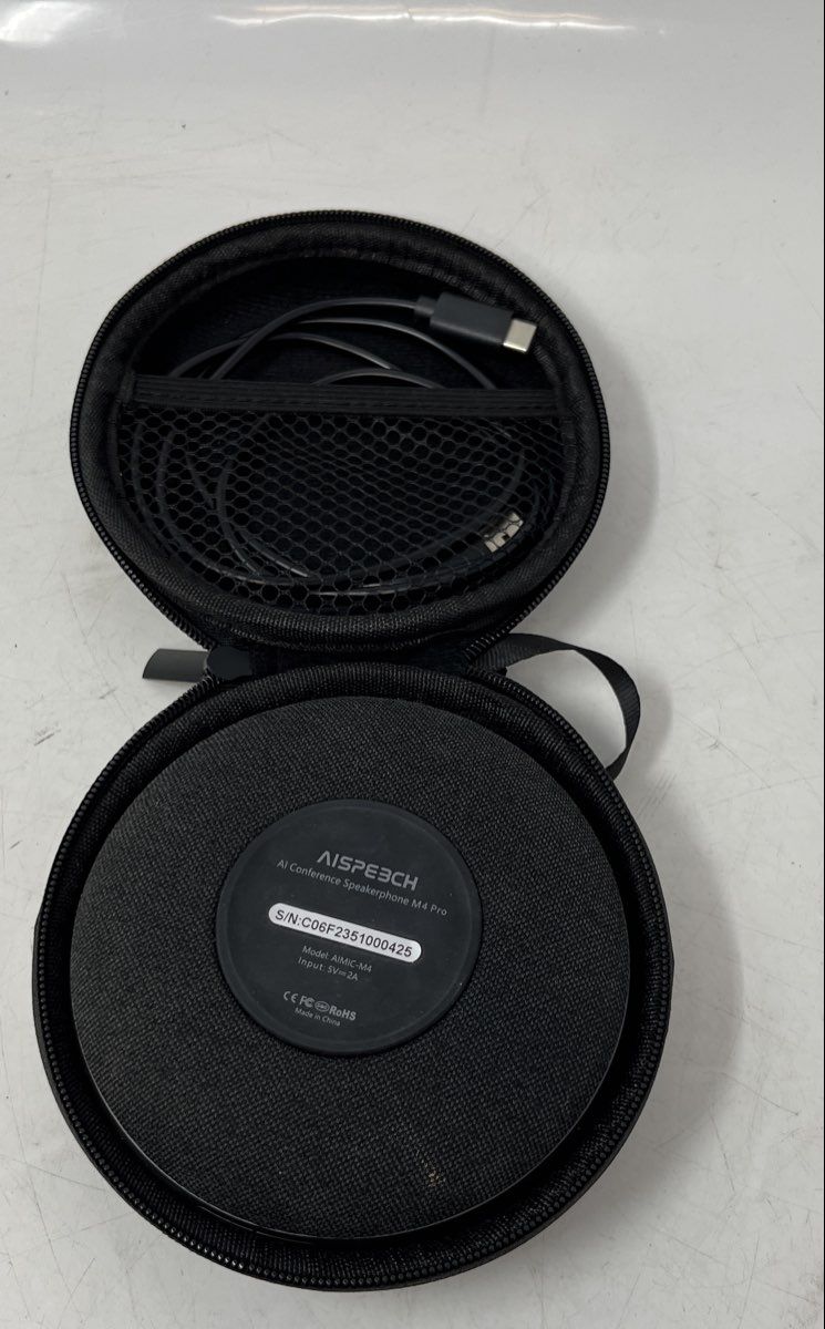 AISPEECH AIMIC‐M4 Pro Black Conference Speakerphone In Case Not Tested