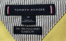 Load image into Gallery viewer, Tommy Hilfiger Mens Yellow The 1985 Classic Fit Short Sleeve Polo Shirt Size M
