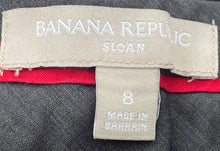 Load image into Gallery viewer, Banana Republic Womens Black Flat Front Pockets Skinny Leg Ankle Pants Size 8
