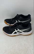 Load image into Gallery viewer, Asics Womens Upcourt 6 1072A107 Black Lace-Up Low Top Tennis Shoes Size 8.5
