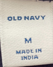 Load image into Gallery viewer, Old Navy Womens Blue White Printed Sleeveless V-Neck A-Line Dress Size Medium

