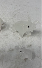 Load image into Gallery viewer, Set Of 6 Pcs Onyx White Home Decor Collectible Elephant Statue Figurine
