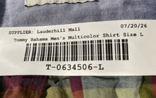 Load image into Gallery viewer, Tommy Bahama Mens Multicolor Long Sleeve Button-Up Shirt Size Large
